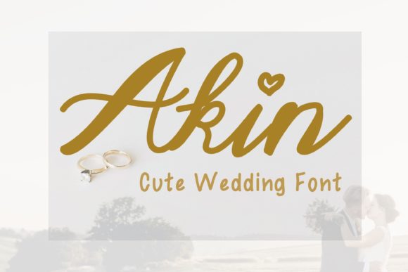 Akin Script Font for Elegant Campaign Design