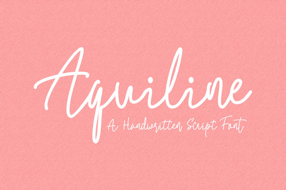 Aquiline: Organic Script Handwritten Fonts for Modern Web Design