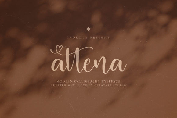 Attena: A Brilliant Script Handwritten Font for Elegant Branding