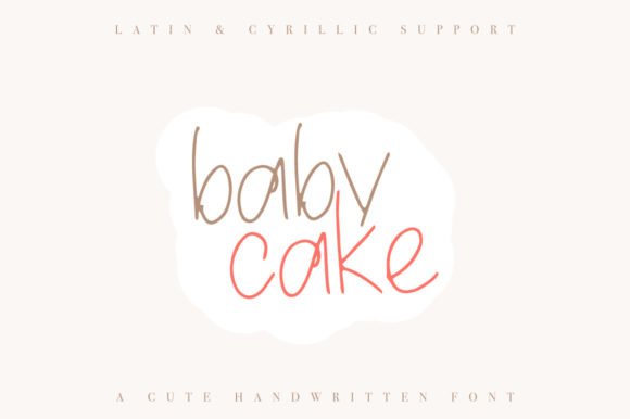 Baby Cake Script Font for Playful Social Campaigns