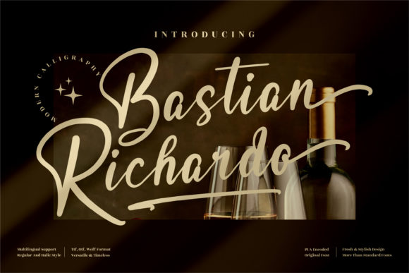 Bastian Richardo: The Sweet Script Handwritten Font for Elegant Branding
