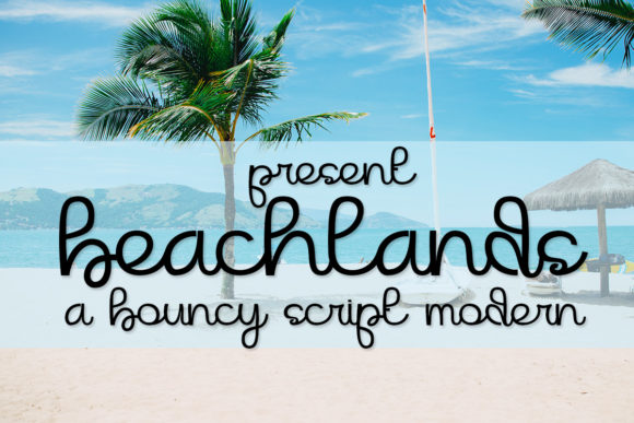 Beachlands Script Font for Elegant Web Design
