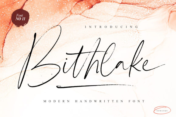 Bithlake: The Elegant Script Handwritten Font for Polished Branding