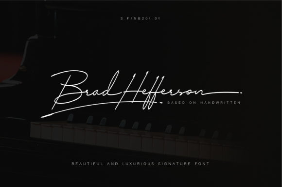 Brad Hefferson: A Stylish Script Handwritten Font for Elegant Branding