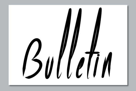 Bulletin: The Elegant Script Font for High-Impact Digital Marketing
