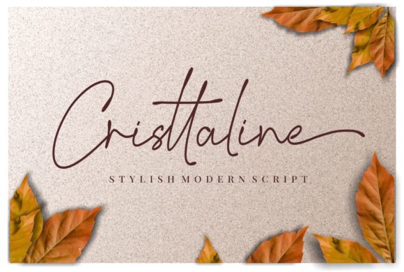 Cristtaline: A Modern Script Font for Exquisite Brand Campaigns