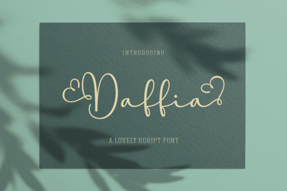 Daffia: The Elegant Script Font for Boutique Branding