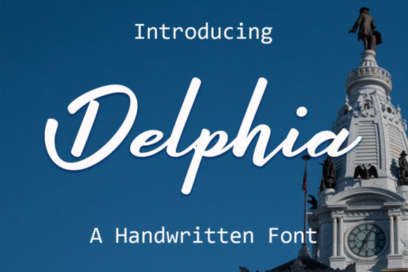 Delphia Script Font for Elegant Web Design
