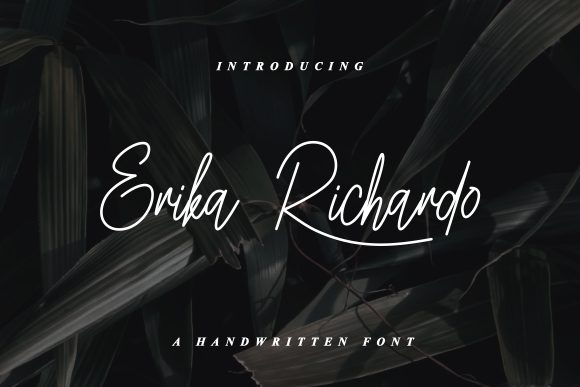 Erika Richardo: The Ultimate Script Handwritten Font Review