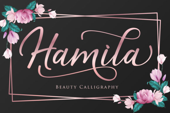 Hamila: A Delicate Script Font for Elegant Editorial Design