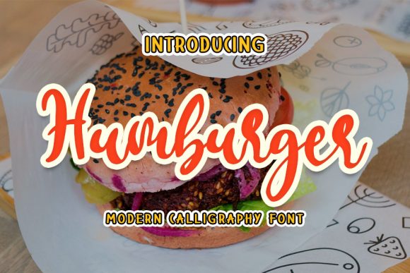 Humburger: A Whimsical Script Handwritten Font for Creative Makers