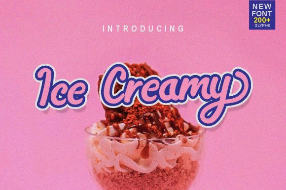 Ice Creamy Font Review: Elegant Script Design