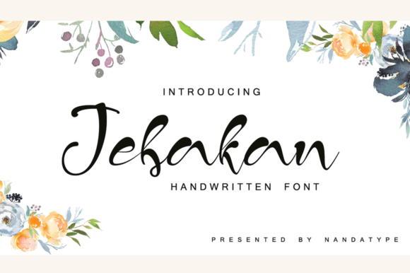 Jebakan: A Whimsical Script Handwritten Font for Creative Crafts