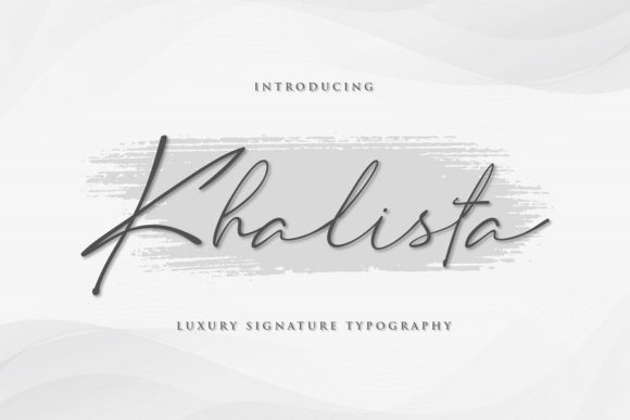Khalista: A Beautiful Script Font for Modern Branding