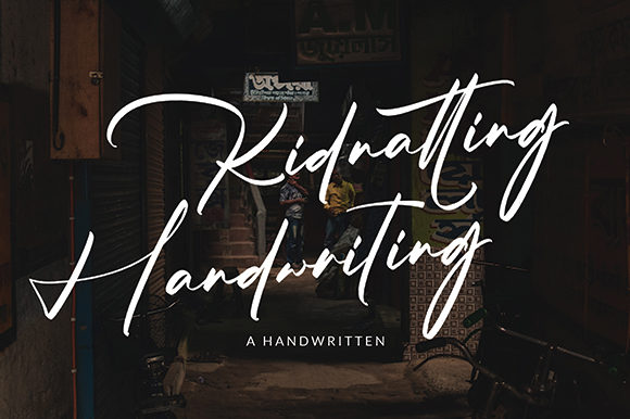 Kidnatting: A Premium Script Handwritten Font Review