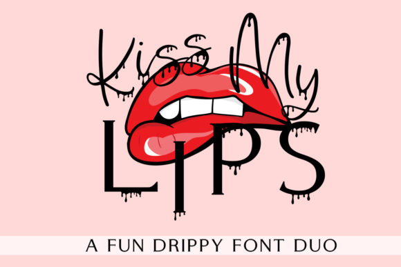 Kiss My Lips: A Modern Duo Font for Distinctive Brand Identity