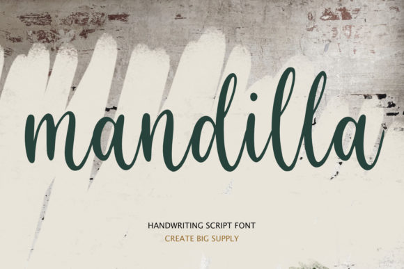 Mandilla Script Font for Elegant Handmade Products