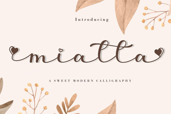 Miatta Script Font for Modern Brand Identity