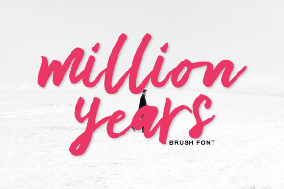 Million Years Script Font for Modern Digital Branding