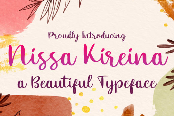 Nissa Kireina Brush Script Review for Branding