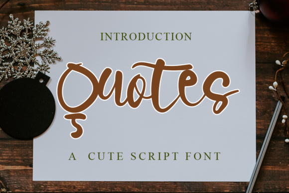 Quotes: The Elegant Script Font for Handmade Brands