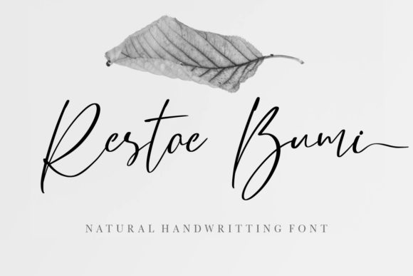 Restoe Bumi: A Refined Script Font for Modern Brand Campaigns