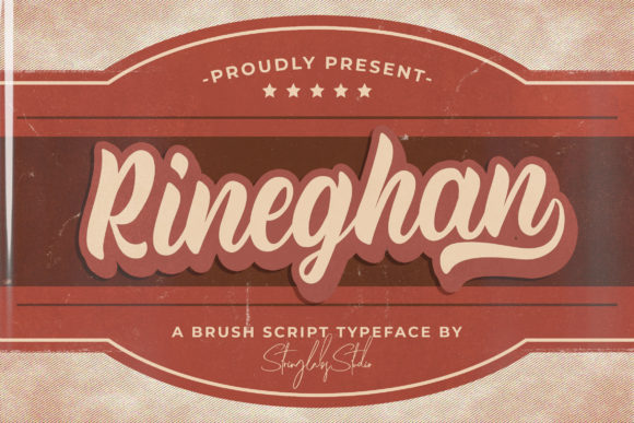 Rineghan Typeface Review: A Bold Script for Brand Identity