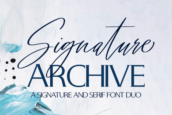Signature Archive Typeface Review