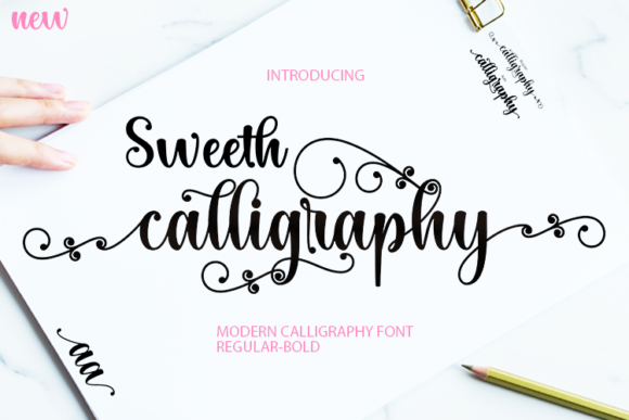 Sweeth Calligraphy Font for Modern Web Design