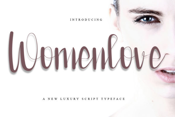 Womenlove: A Stylish Script Handwritten Font for Modern Web Design